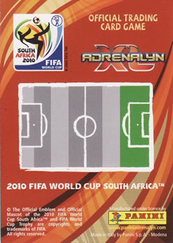 2010 Panini Adrenalyn XL World Cup (International Edition) #NNO Nicklas Bendtner Back
