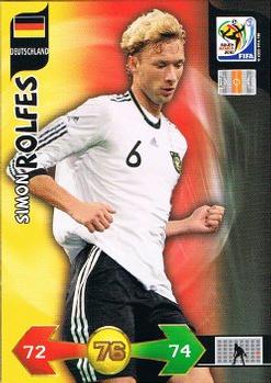 2010 Panini Adrenalyn XL World Cup (International Edition) #NNO Simon Rolfes Front