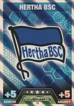 2014-15 Topps Match Attax Bundesliga #19 Hertha BSC Clubkarte Front