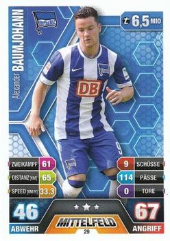 2014-15 Topps Match Attax Bundesliga #29 Alexander Baumjohann Front