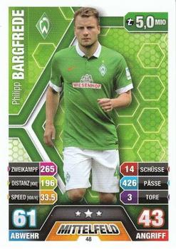 2014-15 Topps Match Attax Bundesliga #48 Philipp Bargfrede Front
