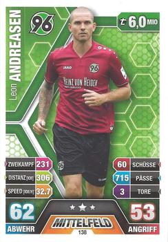 2014-15 Topps Match Attax Bundesliga #138 Leon Andreasen Front