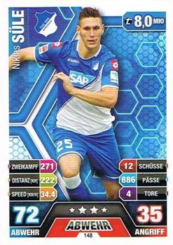 2014-15 Topps Match Attax Bundesliga #148 Niklas Sule Front
