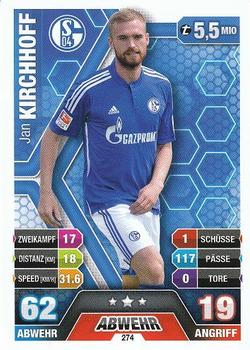 2014-15 Topps Match Attax Bundesliga #274 Jan Kirchhoff Front