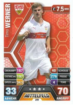 2014-15 Topps Match Attax Bundesliga #299 Timo Werner Front