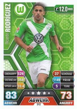 2014-15 Topps Match Attax Bundesliga #312 Ricardo Rodriguez Front