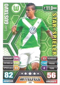 2014-15 Topps Match Attax Bundesliga #316 Luiz Gustavo Front