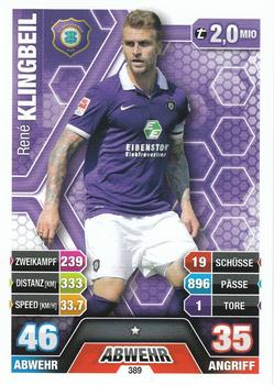 2014-15 Topps Match Attax Bundesliga #389 Rene Klingbeil Front