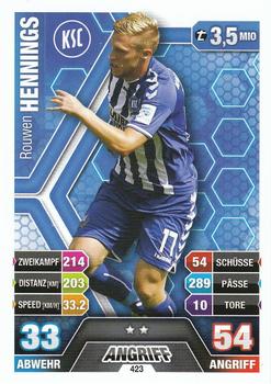 2014-15 Topps Match Attax Bundesliga #423 Rouwen Hennings Front