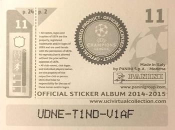 2014-15 Panini UEFA Champions League Stickers #11 Liverpool FC Back
