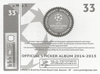 2014-15 Panini UEFA Champions League Stickers #33 FC Porto Back