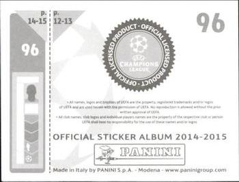 2014-15 Panini UEFA Champions League Stickers #96 Simon Kroon Back