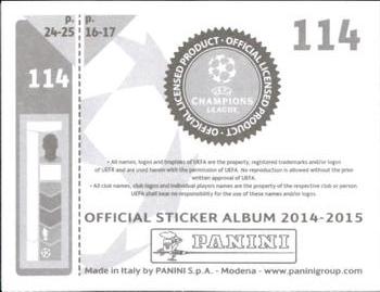 2014-15 Panini UEFA Champions League Stickers #114 Luka Modric Back