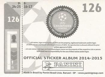 2014-15 Panini UEFA Champions League Stickers #126 Javier Hernandez Back