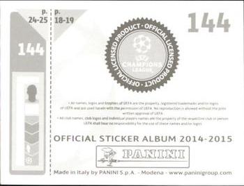 2014-15 Panini UEFA Champions League Stickers #144 Yoichiro Kakitani Back