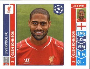 2014-15 Panini UEFA Champions League Stickers #146 Glen Johnson Front