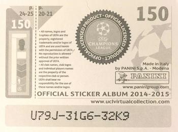 2014-15 Panini UEFA Champions League Stickers #150 Steven Gerrard Back