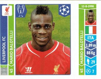 2014-15 Panini UEFA Champions League Stickers #155 Mario Balotelli Front