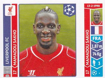 2014-15 Panini UEFA Champions League Stickers #156 Mamadou Sakho Front