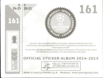 2014-15 Panini UEFA Champions League Stickers #161 Lazar Markovic Back