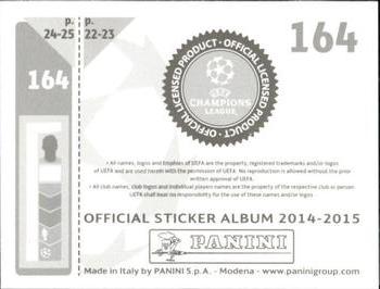 2014-15 Panini UEFA Champions League Stickers #164 Junior Caicara Back
