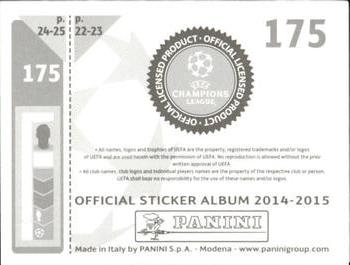 2014-15 Panini UEFA Champions League Stickers #175 Aleksandar Aleksandrov Back