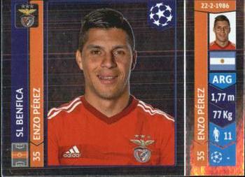 2014-15 Panini UEFA Champions League Stickers #186 Enzo Perez Front