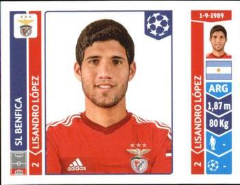 2014-15 Panini UEFA Champions League Stickers #193 Lisandro Lopez Front