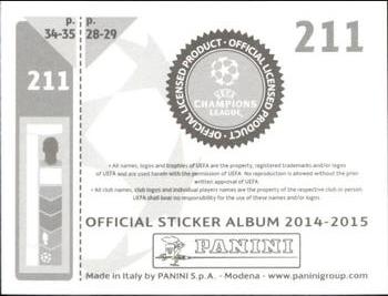 2014-15 Panini UEFA Champions League Stickers #211 Aleksandr Anyukov Back