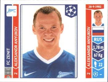 2014-15 Panini UEFA Champions League Stickers #211 Aleksandr Anyukov Front
