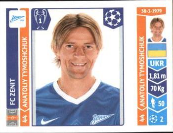 2014-15 Panini UEFA Champions League Stickers #213 Anatoliy Tymoshchuk Front