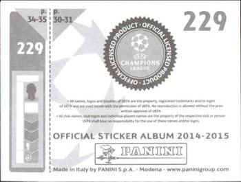 2014-15 Panini UEFA Champions League Stickers #229 Kyriakos Papadopoulos Back