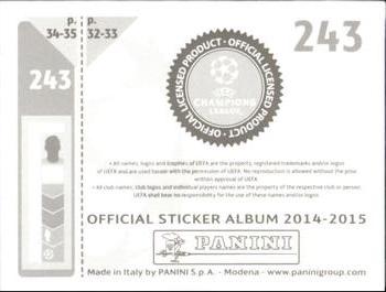 2014-15 Panini UEFA Champions League Stickers #243 Lucas Ocampos Back