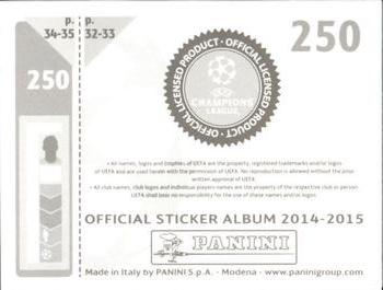 2014-15 Panini UEFA Champions League Stickers #250 Nabil Dirar Back