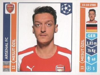 2014-15 Panini UEFA Champions League Stickers #263 Mesut Ozil Front