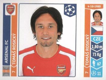 2014-15 Panini UEFA Champions League Stickers #267 Tomas Rosicky Front