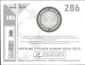 2014-15 Panini UEFA Champions League Stickers #286 Jakub Blaszczykowski Back