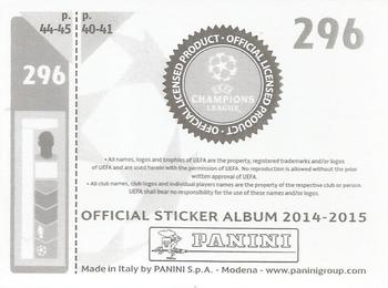 2014-15 Panini UEFA Champions League Stickers #296 Olcan Adin Back