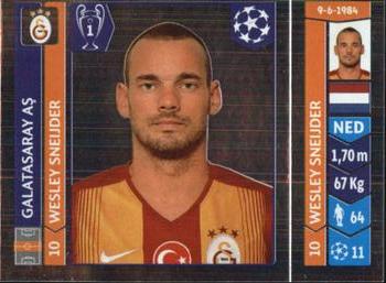 2014-15 Panini UEFA Champions League Stickers #297 Wesley Sneijder Front
