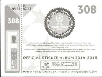 2014-15 Panini UEFA Champions League Stickers #308 Anthony Vanden Borre Back