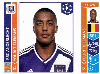 2014-15 Panini UEFA Champions League Stickers #314 Youri Tielemans Front