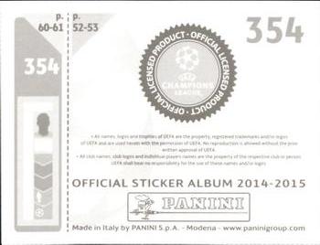 2014-15 Panini UEFA Champions League Stickers #354 Franck Ribery Back