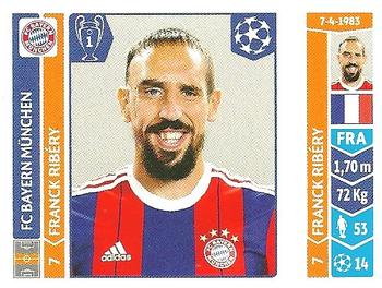 2014-15 Panini UEFA Champions League Stickers #354 Franck Ribery Front