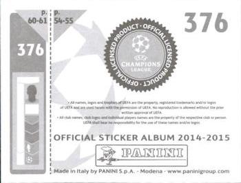 2014-15 Panini UEFA Champions League Stickers #376 Bacary Sagna Back