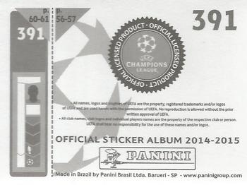 2014-15 Panini UEFA Champions League Stickers #391 Seydou Doumbia Back