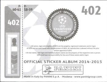 2014-15 Panini UEFA Champions League Stickers #402 Leandro Castan Back