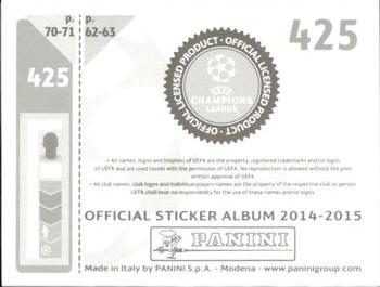 2014-15 Panini UEFA Champions League Stickers #425 Luis Suarez Back