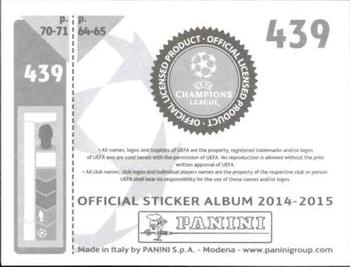 2014-15 Panini UEFA Champions League Stickers #439 Lucas Digne Back