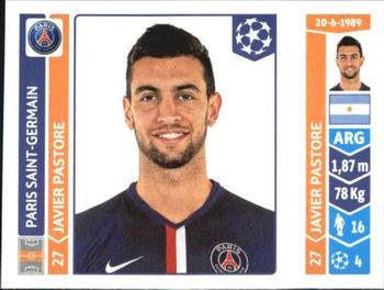 2014-15 Panini UEFA Champions League Stickers #452 Javier Pastore Front