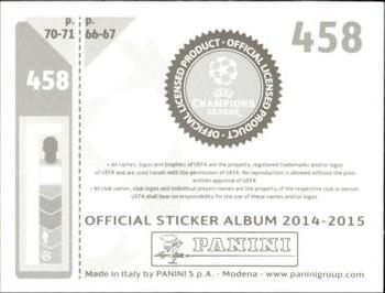 2014-15 Panini UEFA Champions League Stickers #458 Davy Klaassen Back